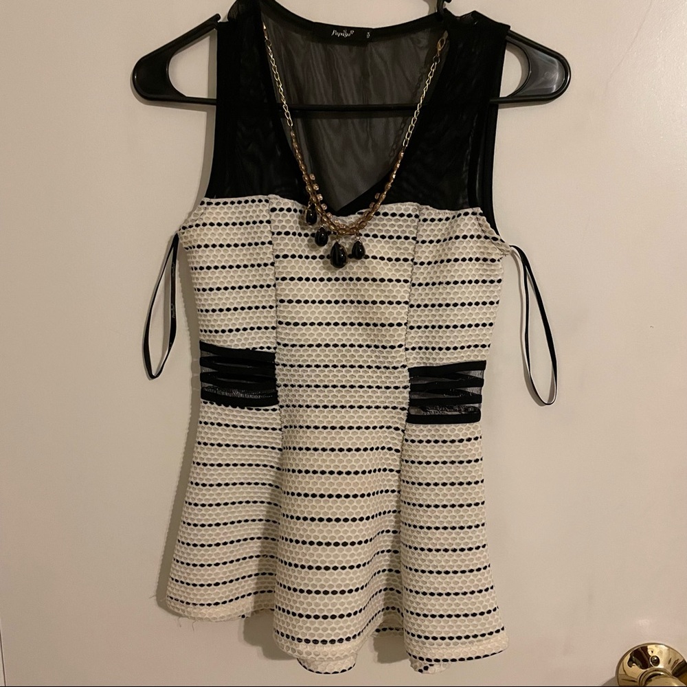 Black & white shirt